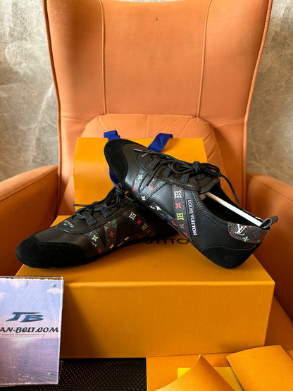Louis Vuitton Multicolor Monogram Leather Low-Top Sneakers