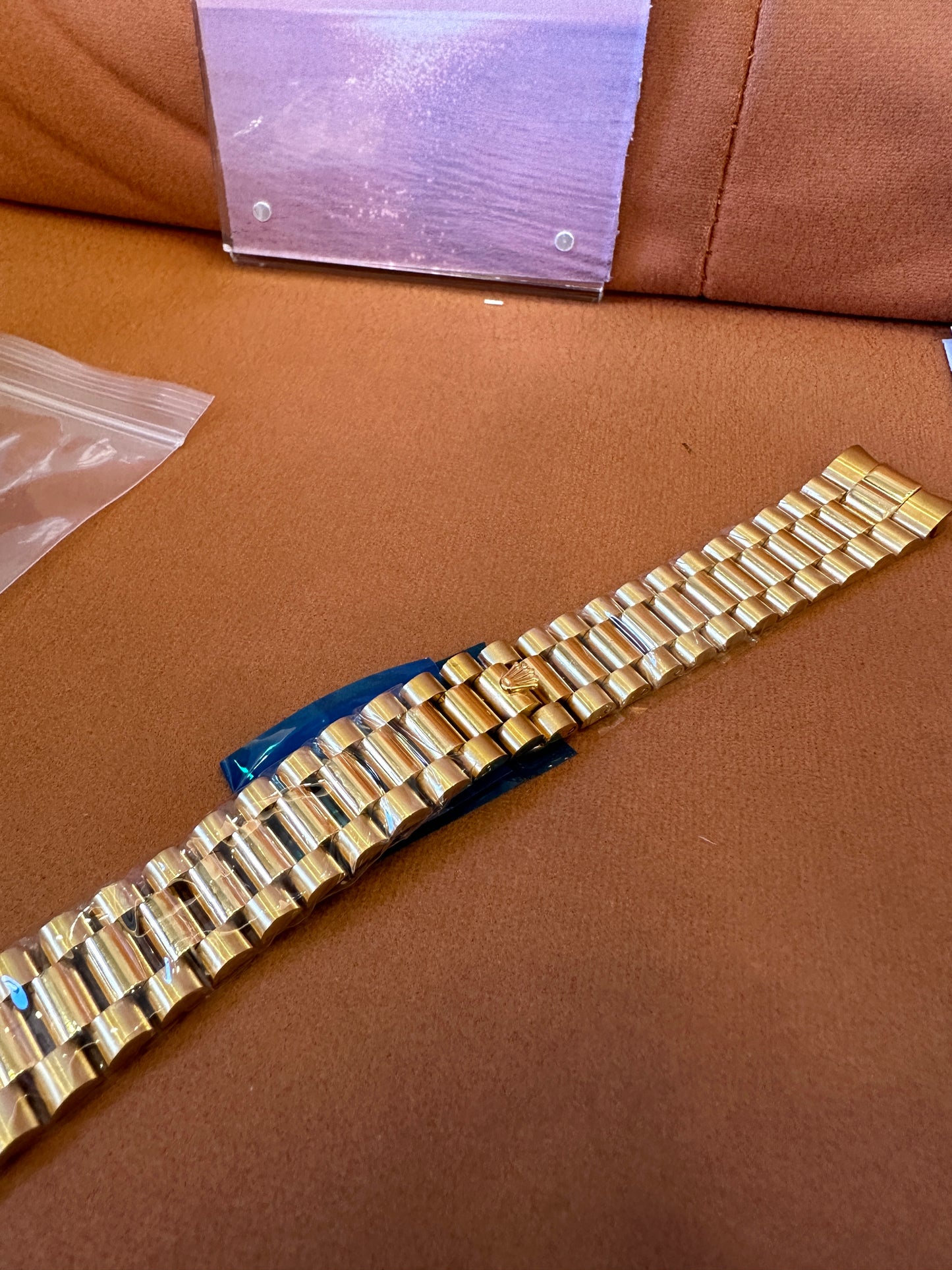 Bracelete de relógio Rolex Jubilee de dois tons