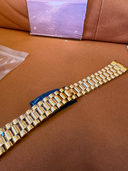Bracelete de relógio Rolex Jubilee de dois tons