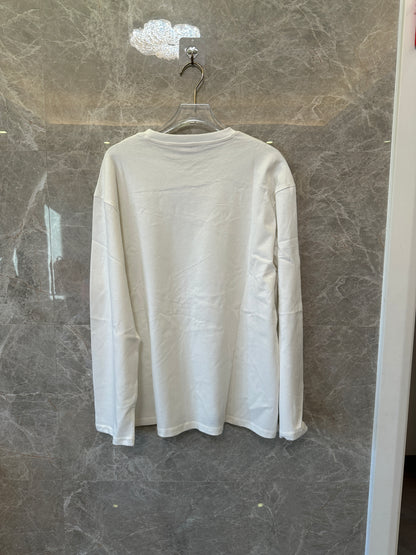 Cute Bunny Graphic Long Sleeve T-Shirt Soft Casual Oversized Top