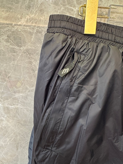 Balenciaga Logo Lightweight Nylon Track Pants Black Casual Streetwear Trousers