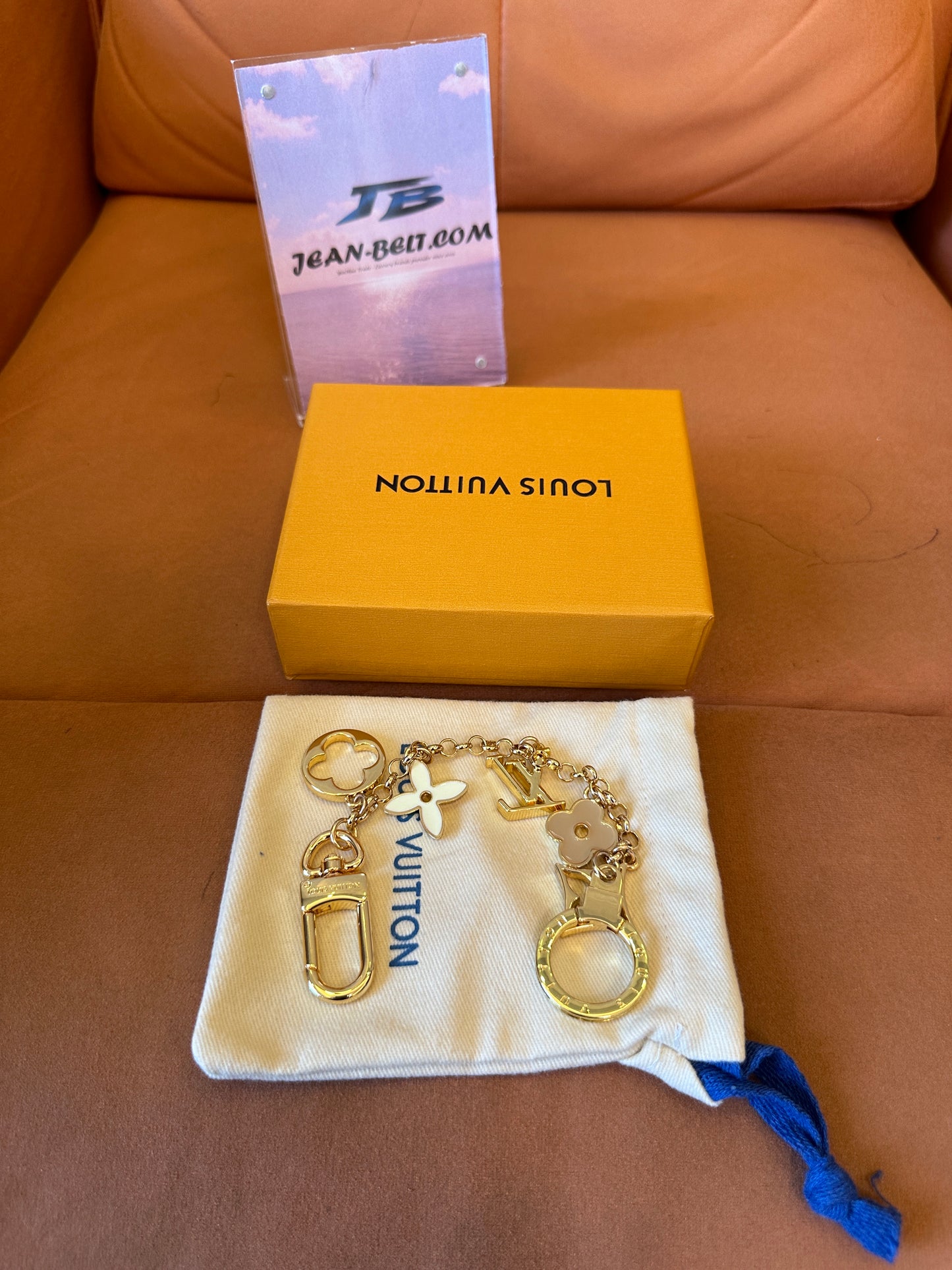 Louis Vuitton Monogram Flower Key Holder Bag Charm