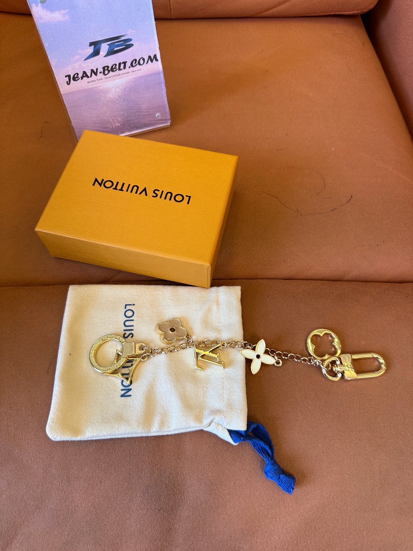 Louis Vuitton Monogram Flower Key Holder Bag Charm