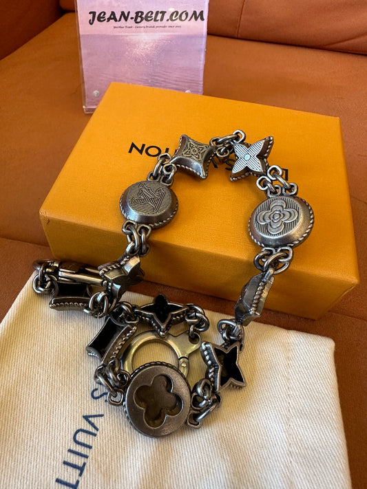 Louis Vuitton Monogram Chain Belt Clip Key Holder – Antique Silver Finish