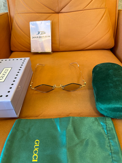 Gucci GG1604S 004 Rimless Geometric Eyeglasses