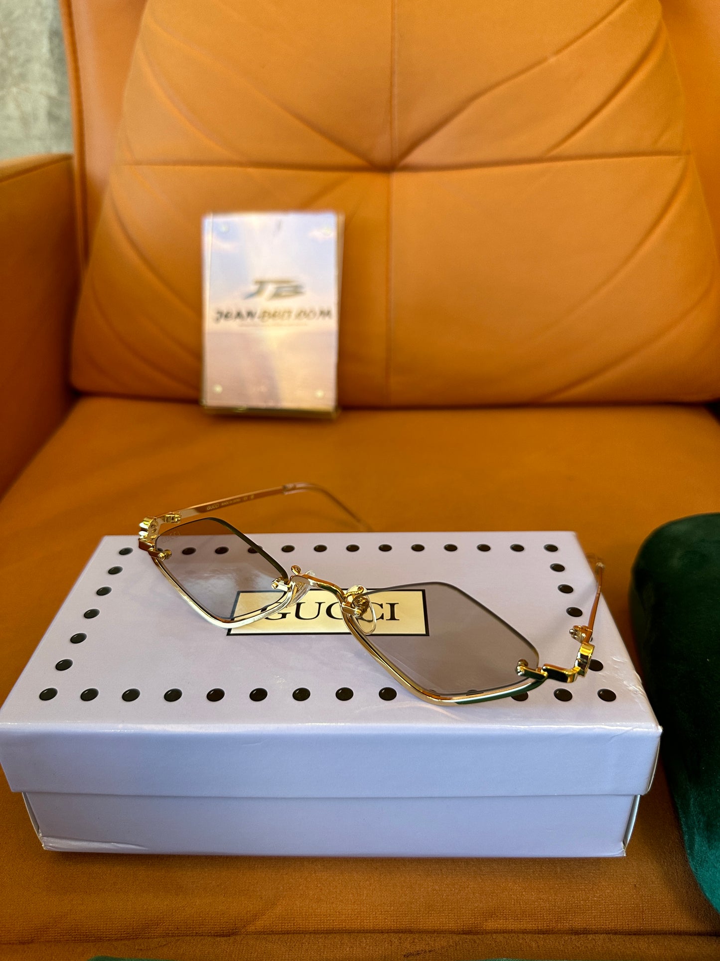 Gucci GG1604S 004 Rimless Geometric Eyeglasses