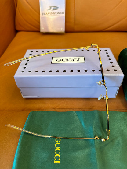 Gucci GG1604S 004 Rimless Geometric Eyeglasses