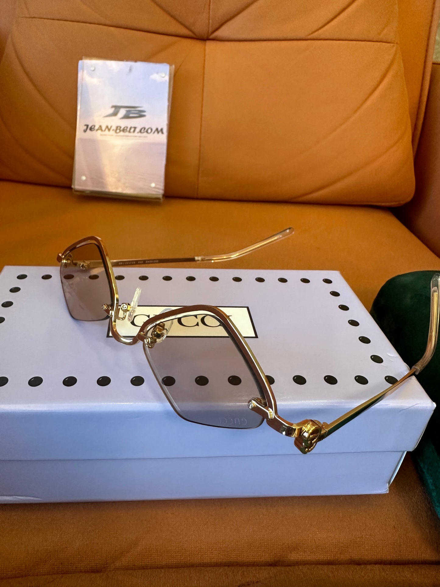 Gucci GG1604S 004 Rimless Geometric Eyeglasses