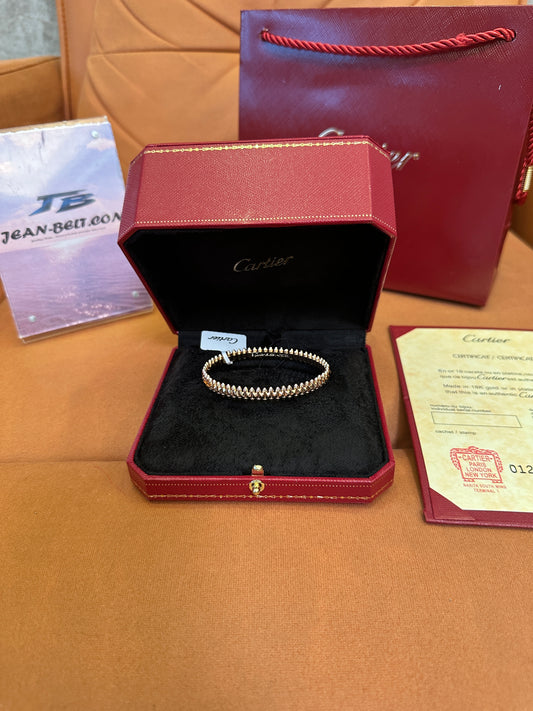 Cartier Clou de Paris Nail Bracelet Full Spike Gold