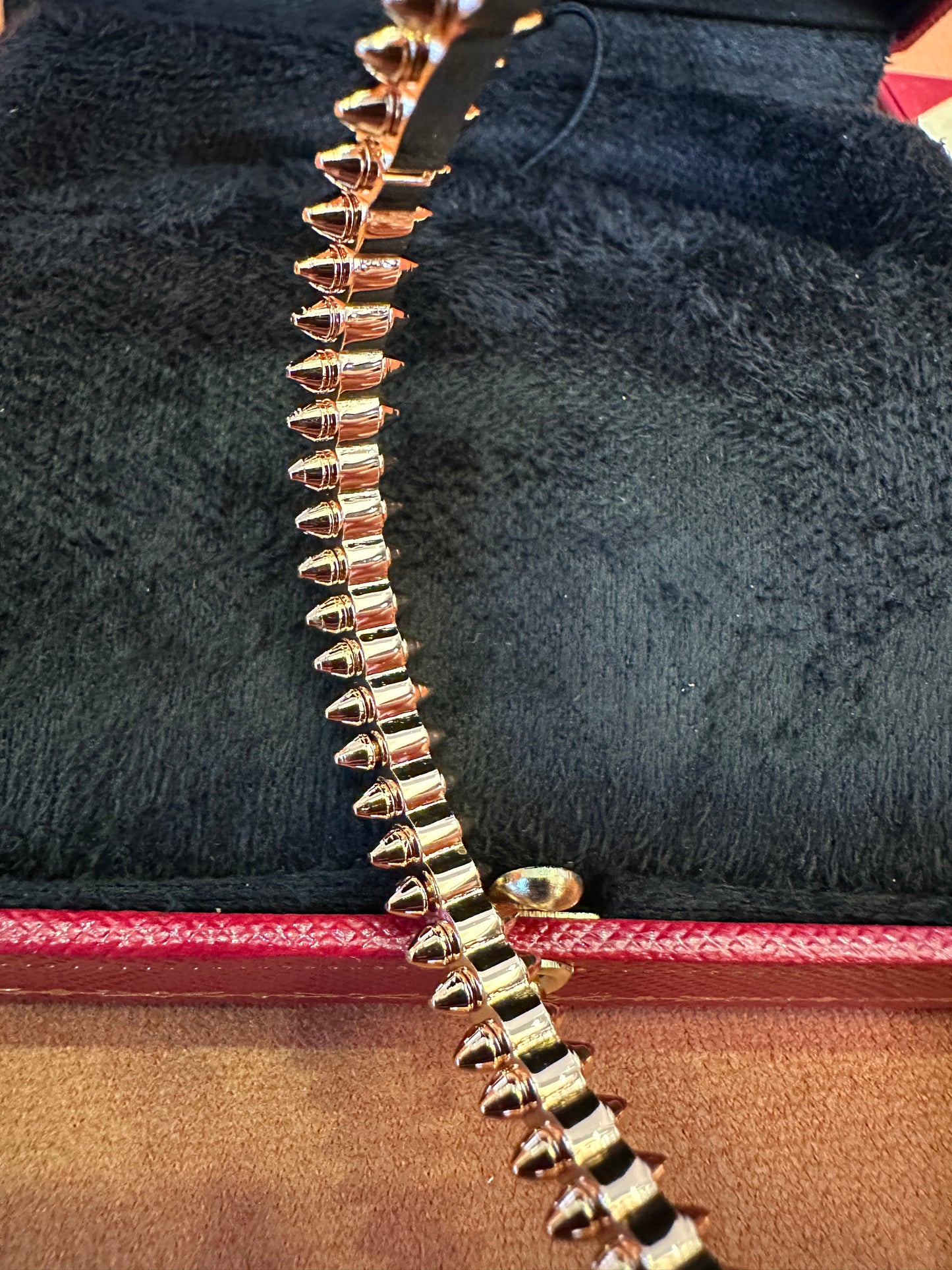 Cartier Clou de Paris Nail Bracelet Full Spike Gold