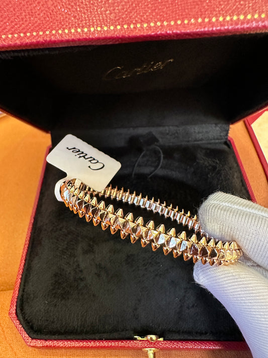 Cartier Clou de Paris Nail Bracelet Full Spike Gold