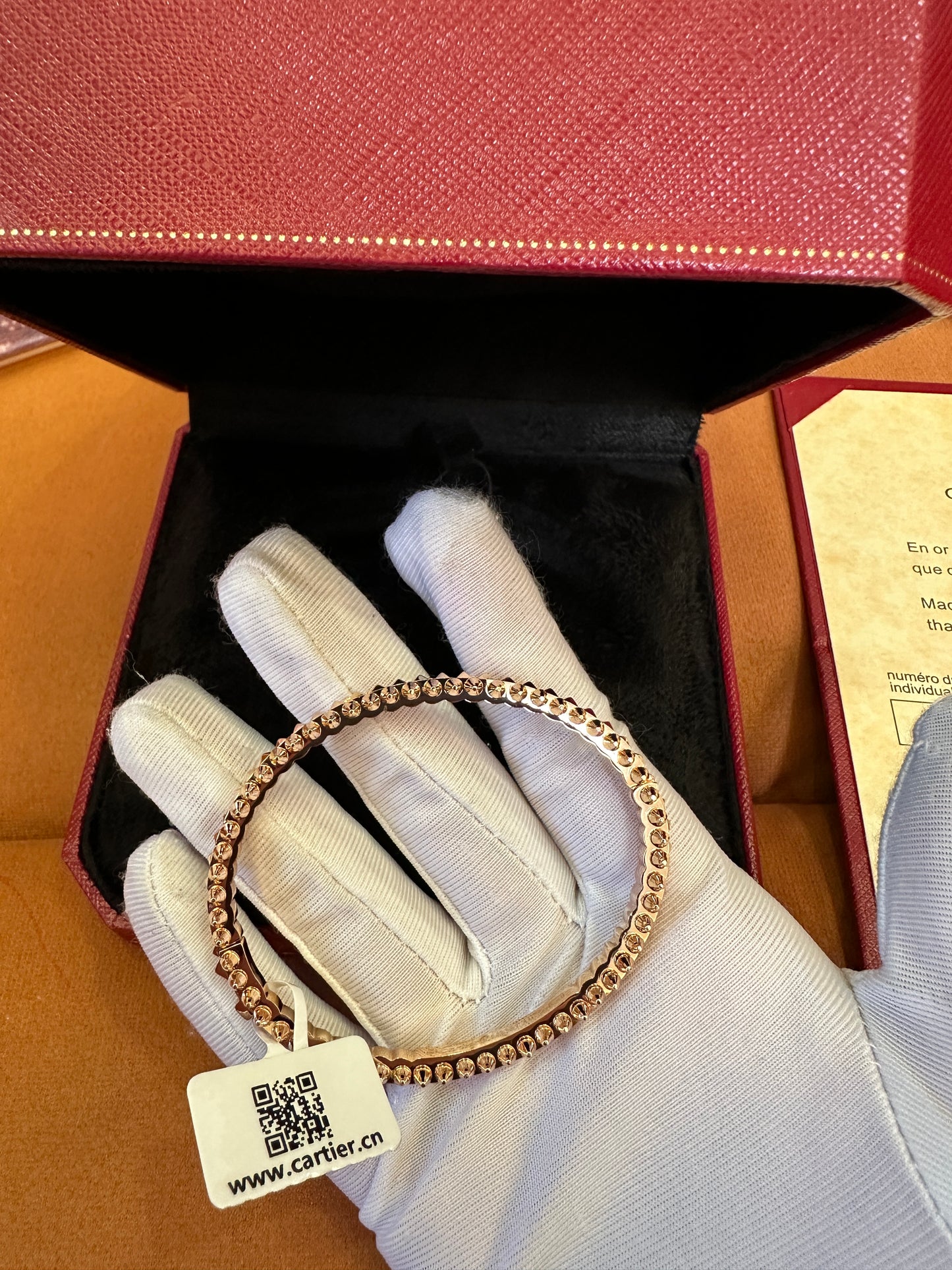 Cartier Clou de Paris Nail Bracelet Full Spike Gold