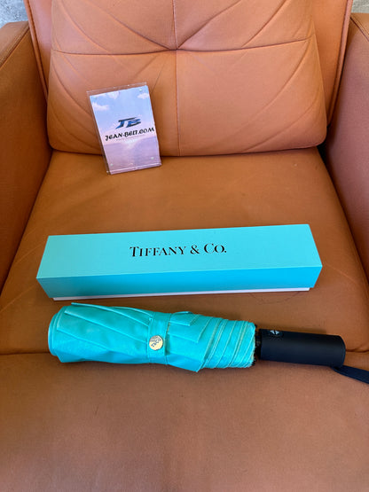 Tiffany & Co. Blue Folding Umbrella