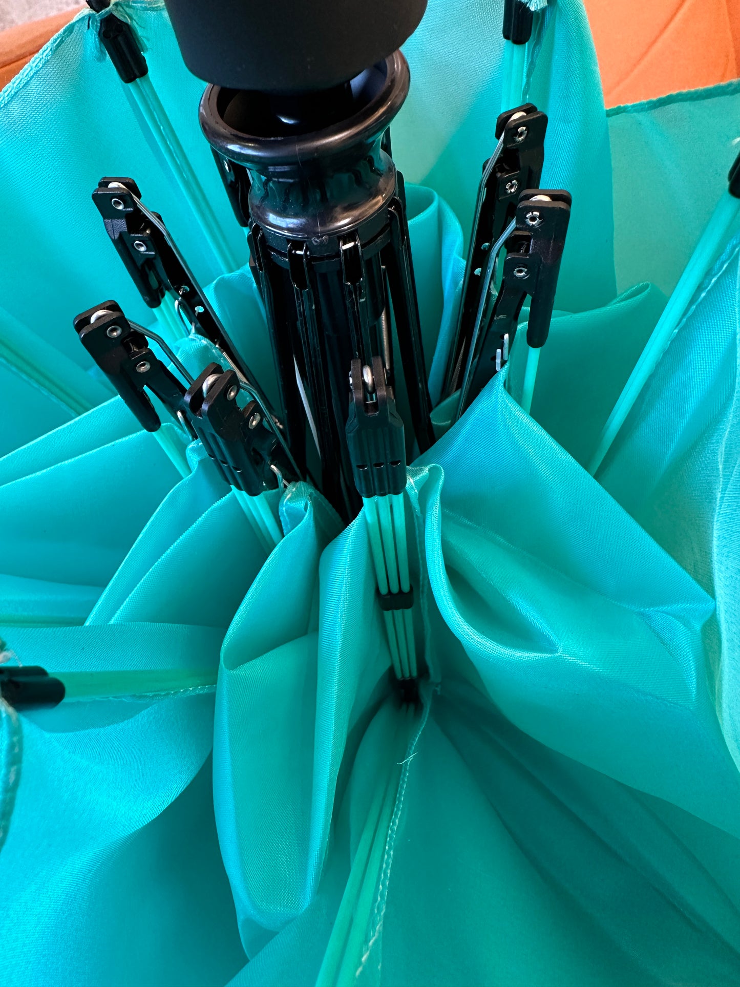Tiffany & Co. Blue Folding Umbrella