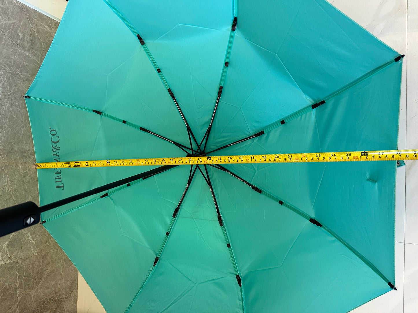 Tiffany & Co. Blue Folding Umbrella