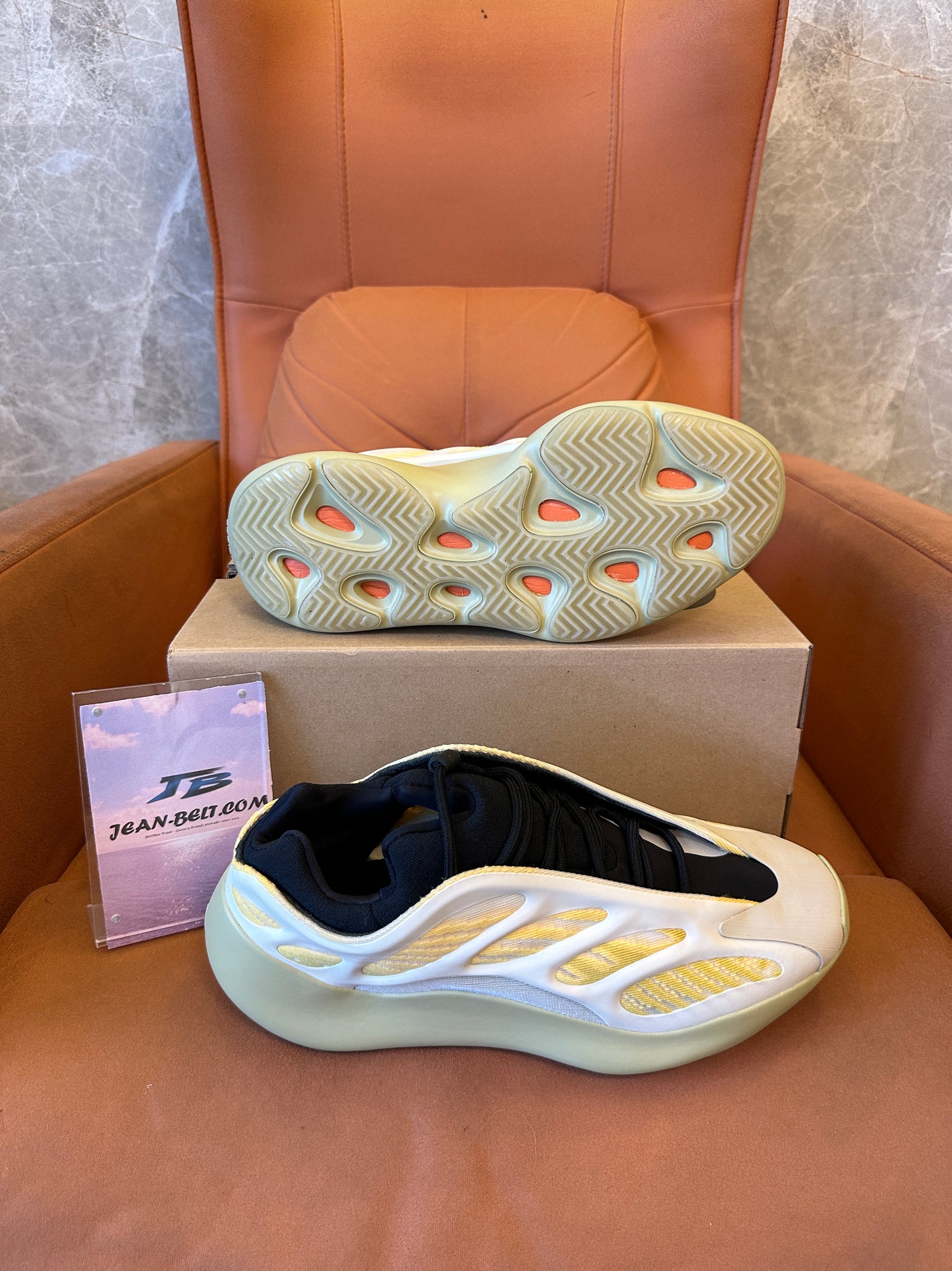 Yeezy 700 V3 'Safflower' Yellow Glow Sneakers
