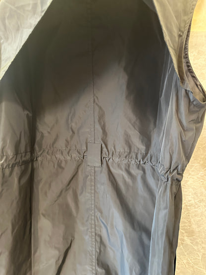 Prada Nylon Sleeveless Dress with Drawstring Waist – Black