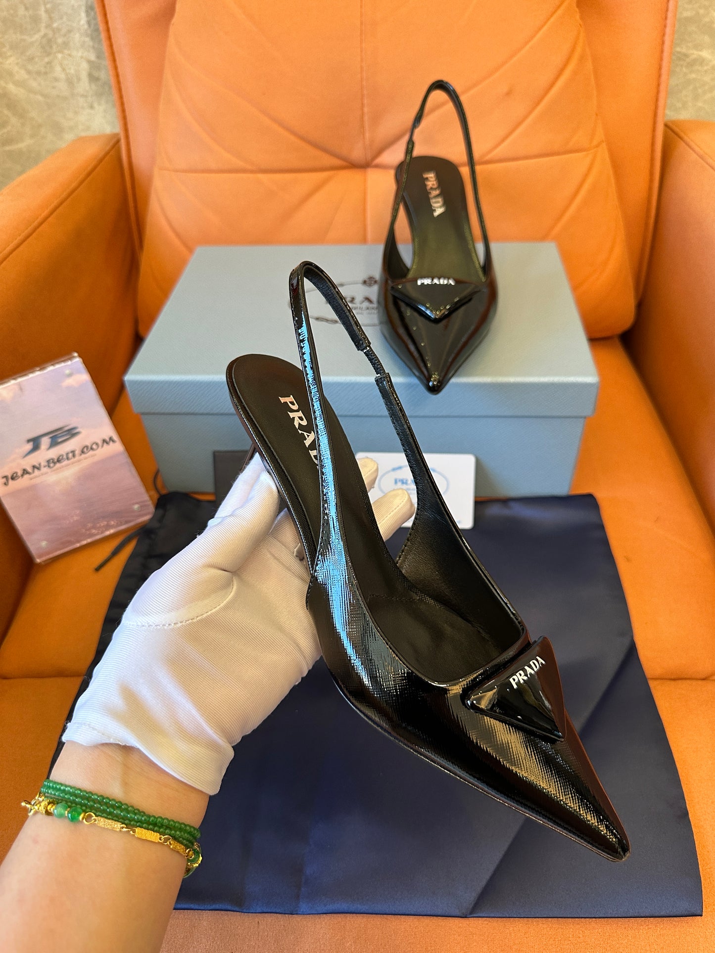 Prada Women Slingback Heels