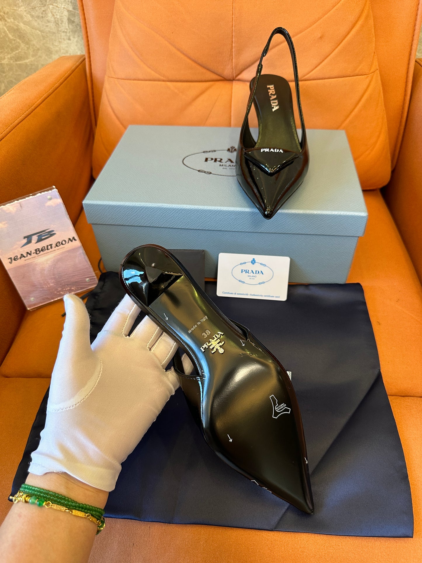 Prada Women Slingback Heels