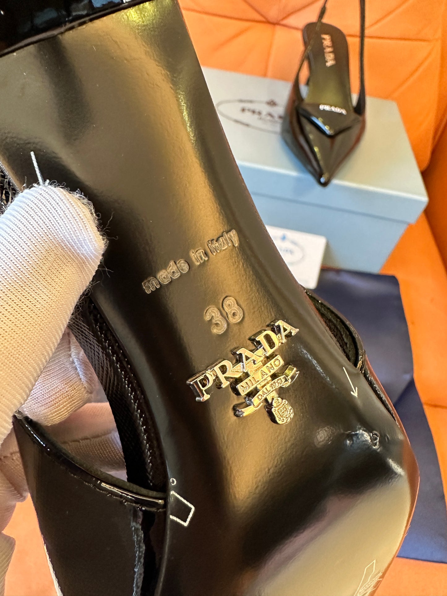 Prada Women Slingback Heels
