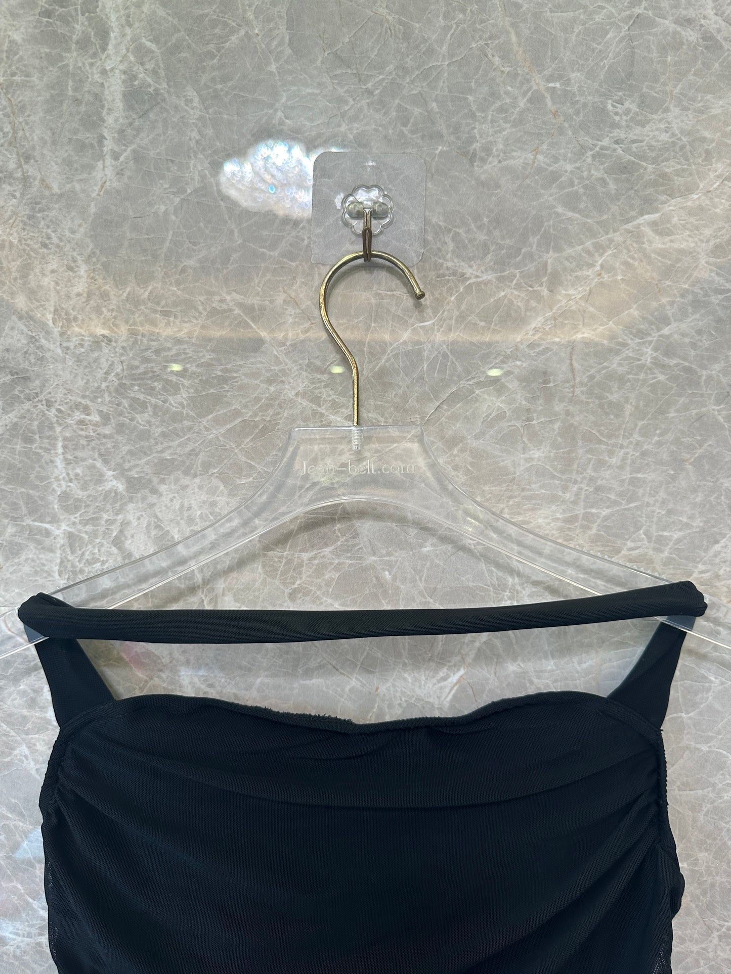 Black Halter Neck Ruched Bodycon Mini Dress Slim Fit Dress