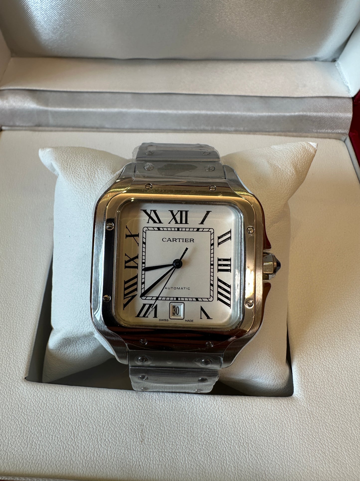 Cartier Santos Stainless Steel Automatic Watch