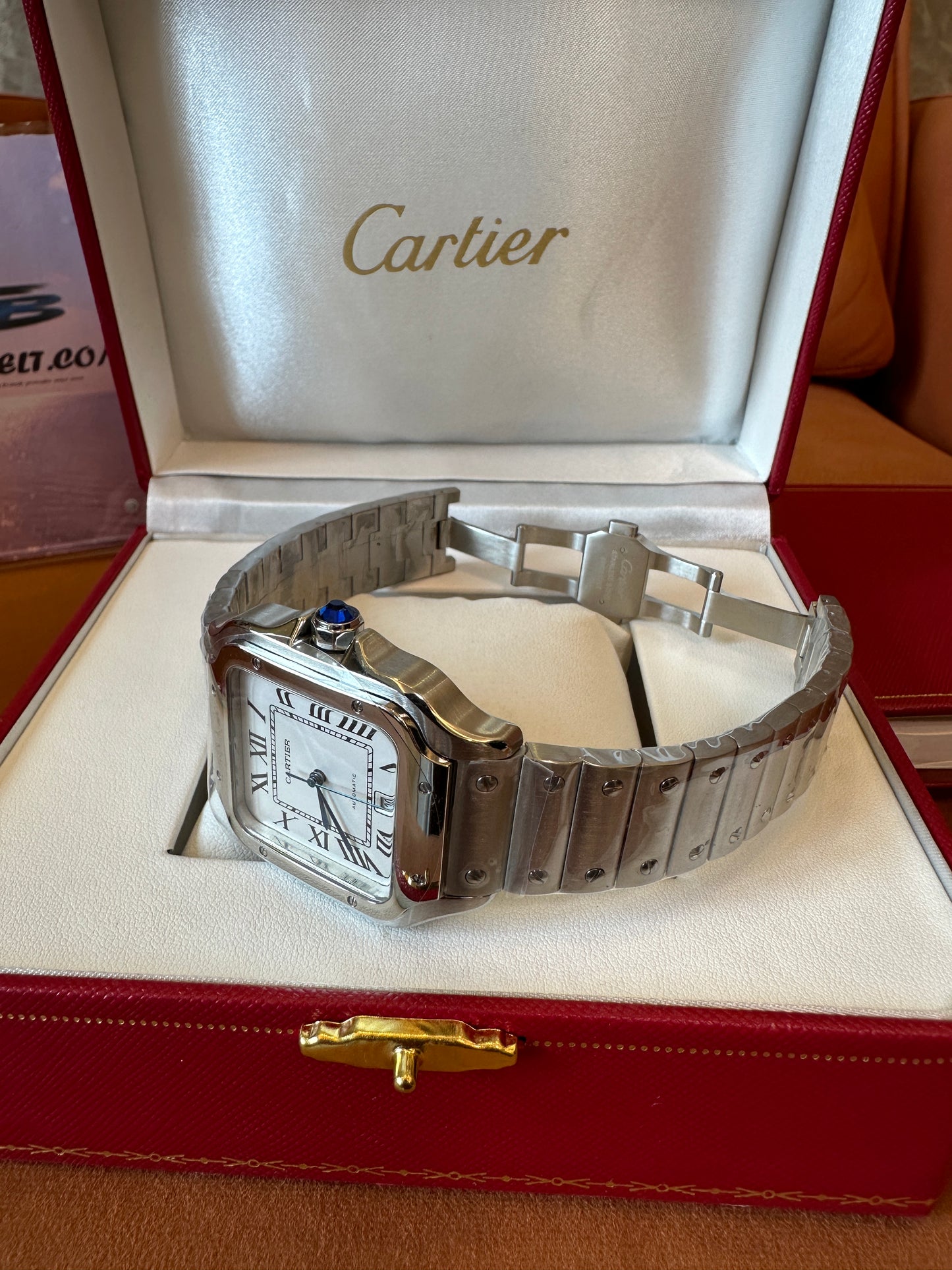 Cartier Santos Stainless Steel Automatic Watch