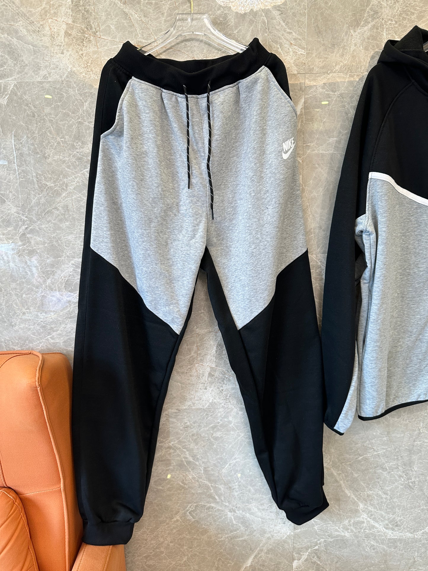 Nike Colorblock Zip-Up Hoodie & Jogger Tracksuit Set