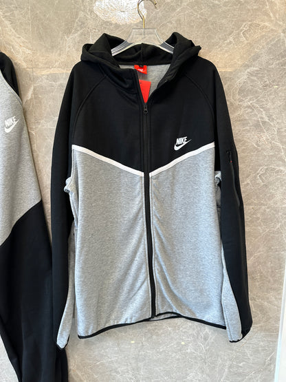 Nike Colorblock Zip-Up Hoodie & Jogger Tracksuit Set