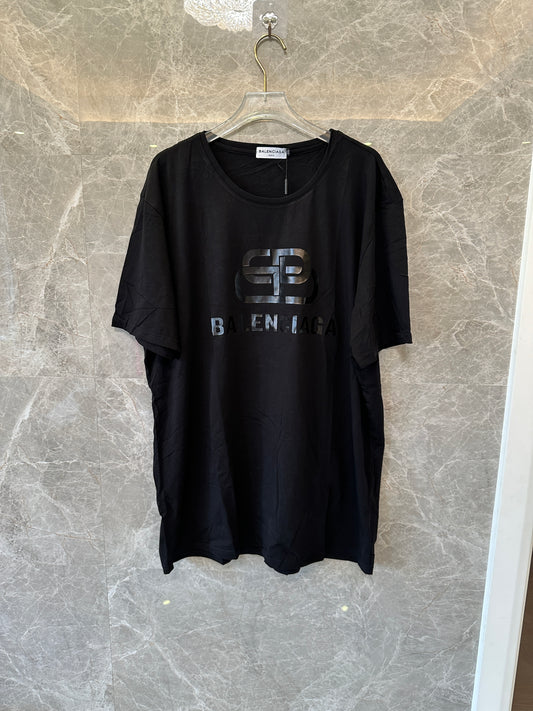 Balenciaga Black BB Logo Oversized T-shirt