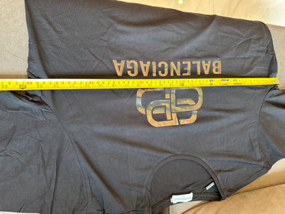 Balenciaga Black BB Logo Oversized T-shirt