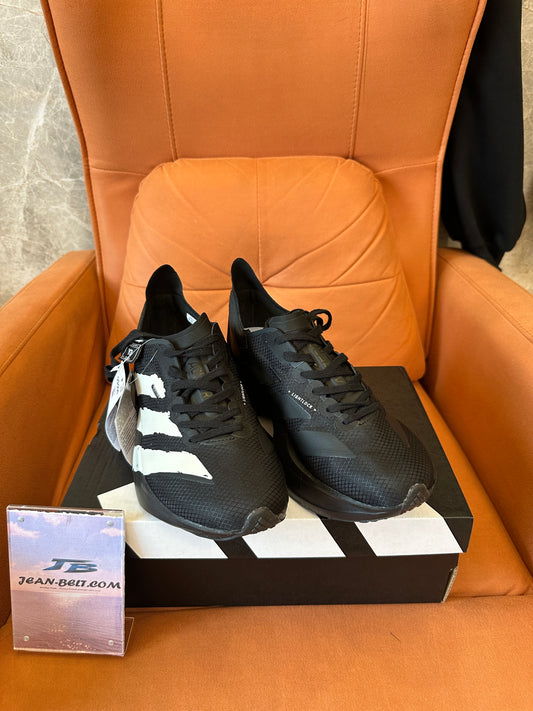 Adidas Adizero Running Shoes Black White Lightweight Performance Sneakers