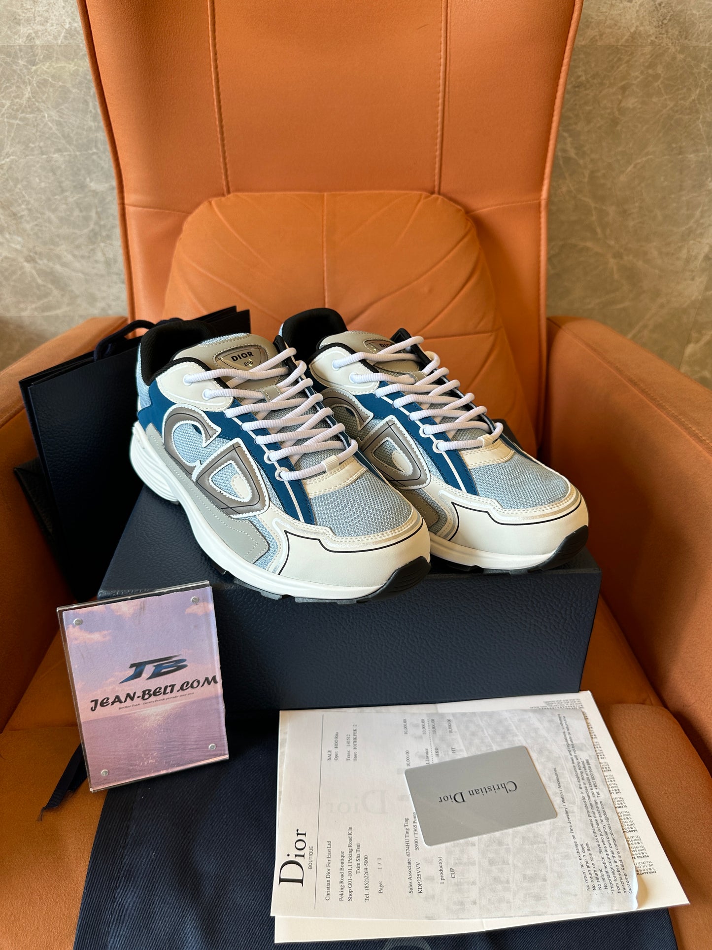 Dior B30 Sneaker Grey Blue CD Reflective Logo