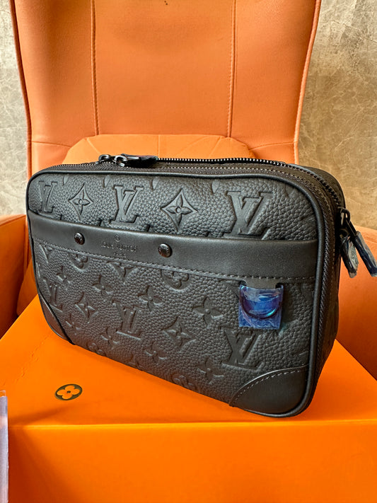 Louis Vuitton Alpha Messenger Bag Monogram Shadow Black M45895