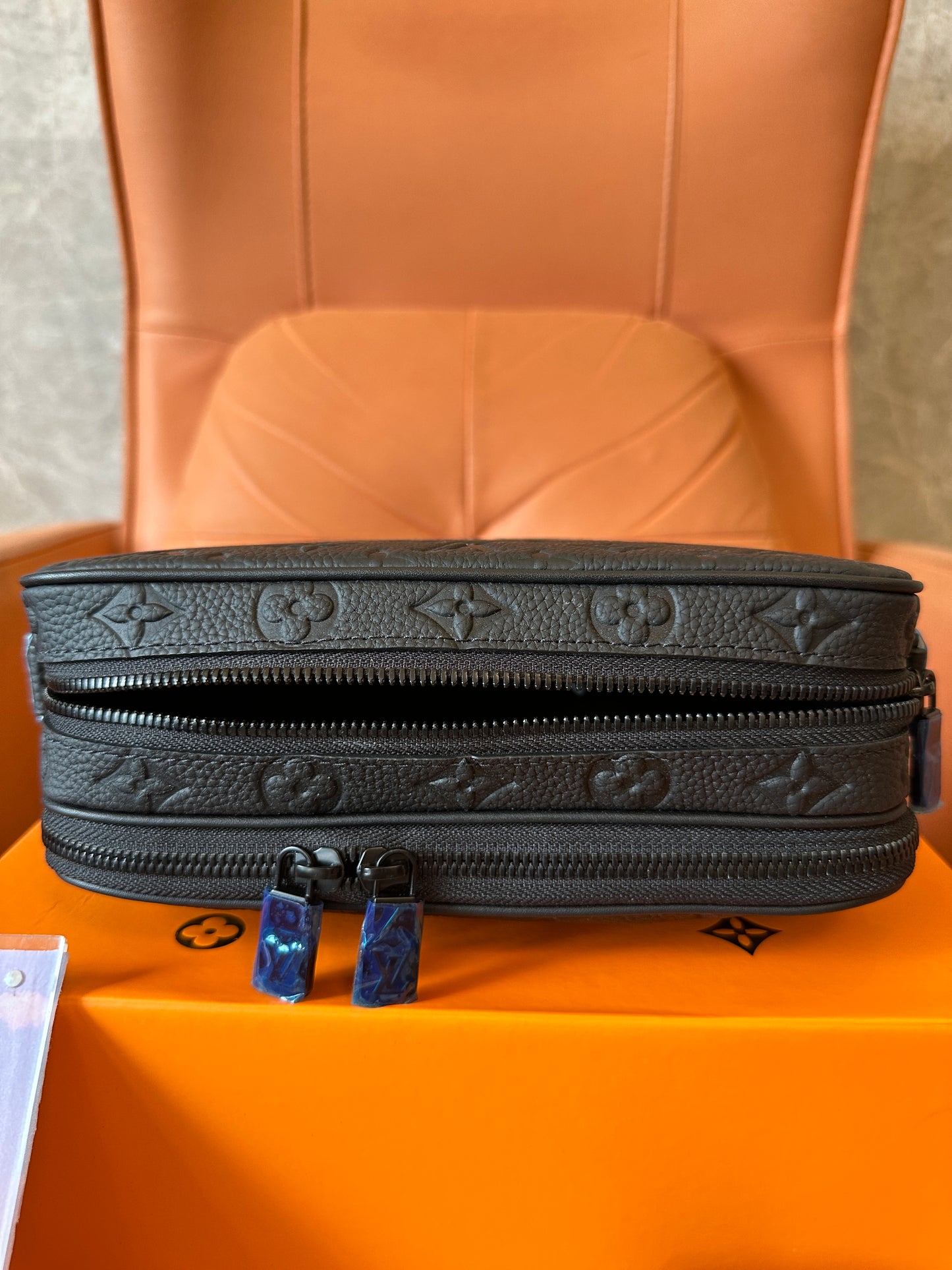 Louis Vuitton Alpha Messenger Bag Monogram Shadow Black M45895