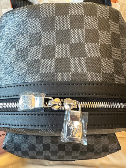 Louis Vuitton Michael Backpack Damier Graphite Canvas