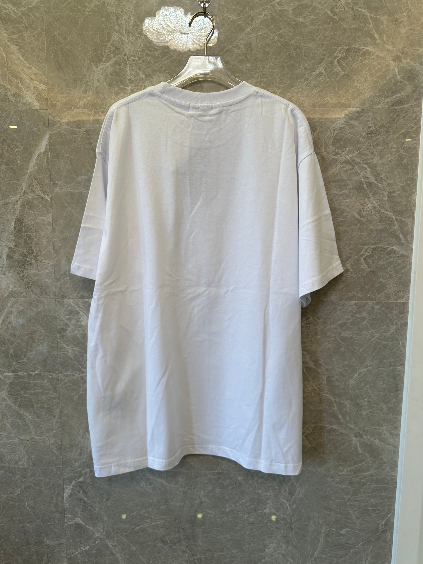 Rhude White Red Polka Dot Logo Graphic T-shirt