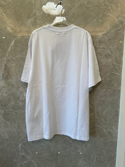 Rhude White Red Polka Dot Logo Graphic T-shirt