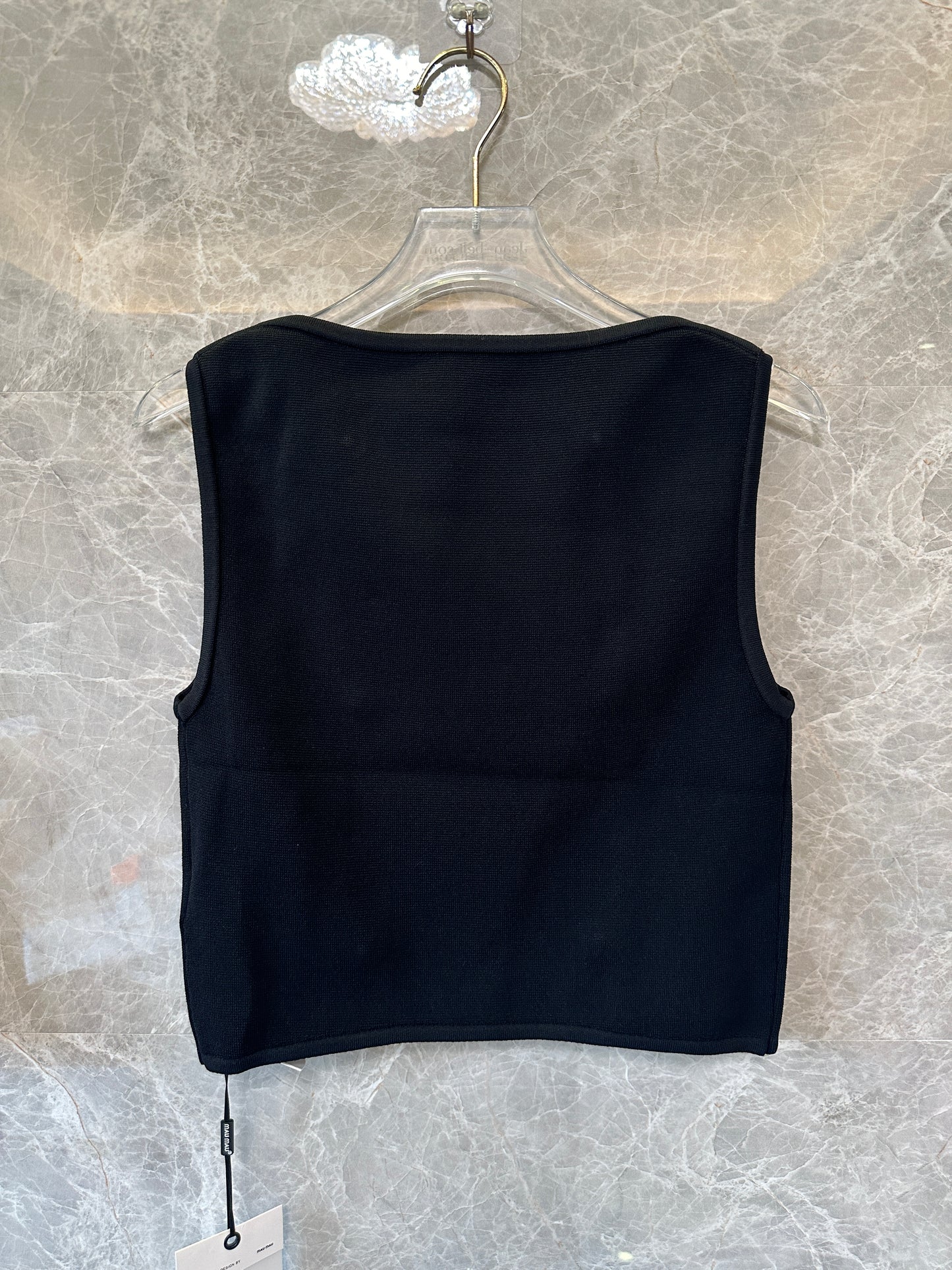 Sandro Button Detail Knit Top & Pleated Mini Skirt Set