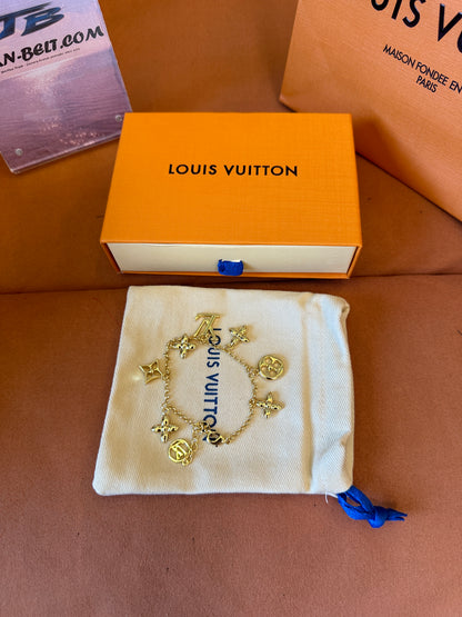 Louis Vuitton Monogram Charm Bracelet – Gold