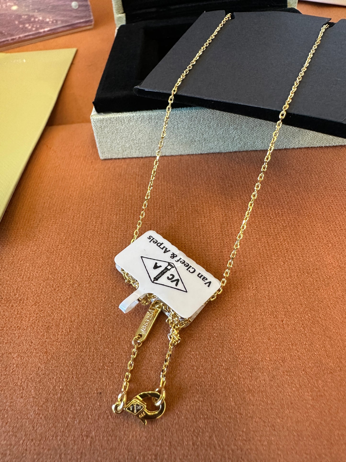 Van Cleef & Arpels Inspired Gold Clover Necklace