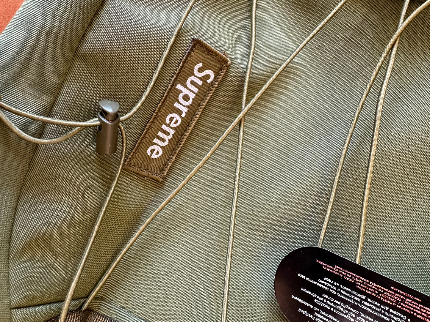 Supreme x Cordura Olive Green Backpack