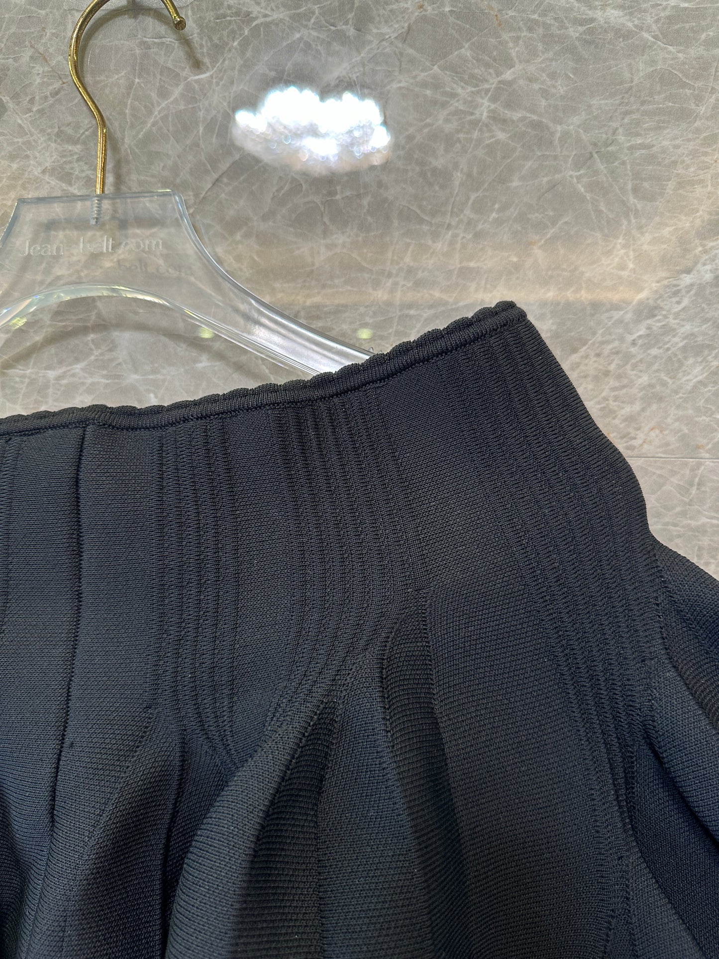 Sandro Knit Pleated Mini Skirt