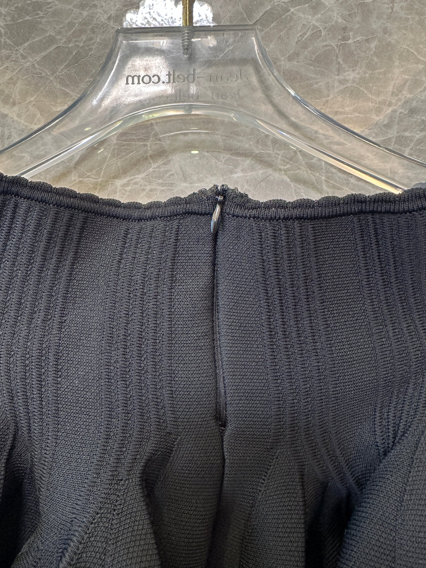 Sandro Knit Pleated Mini Skirt