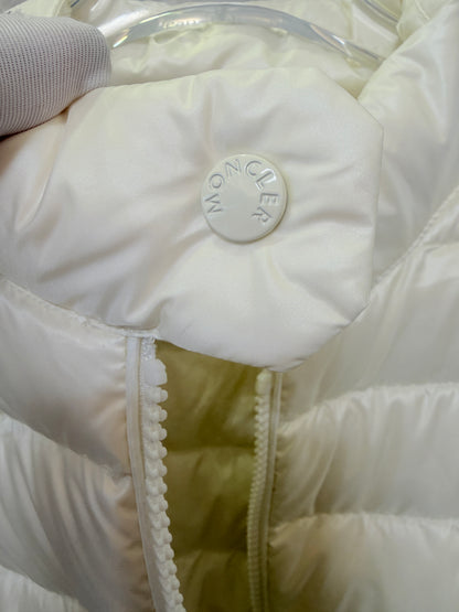 Moncler Lightweight Down Jacket White Stand Collar Puffer Jacket