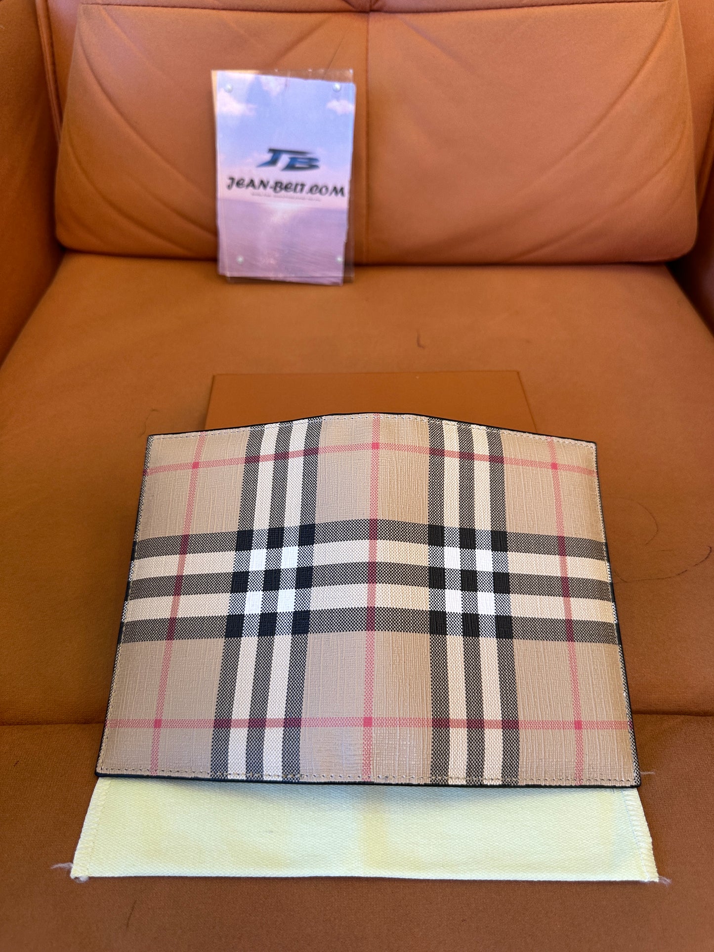 Burberry Vintage Check Bifold Passport Holder