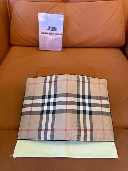 Burberry Vintage Check Bifold Passport Holder