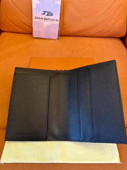 Burberry Vintage Check Bifold Passport Holder