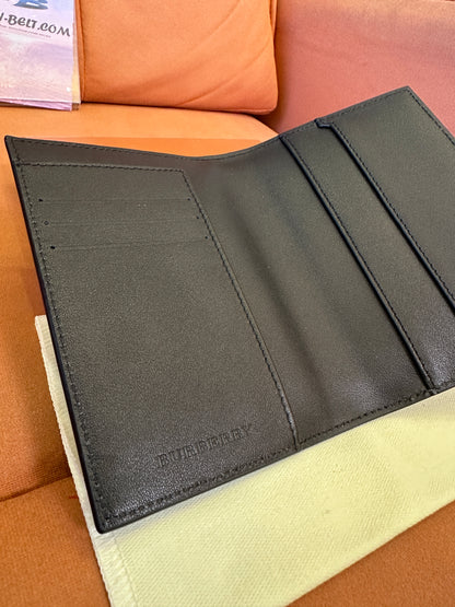 Burberry Vintage Check Bifold Passport Holder