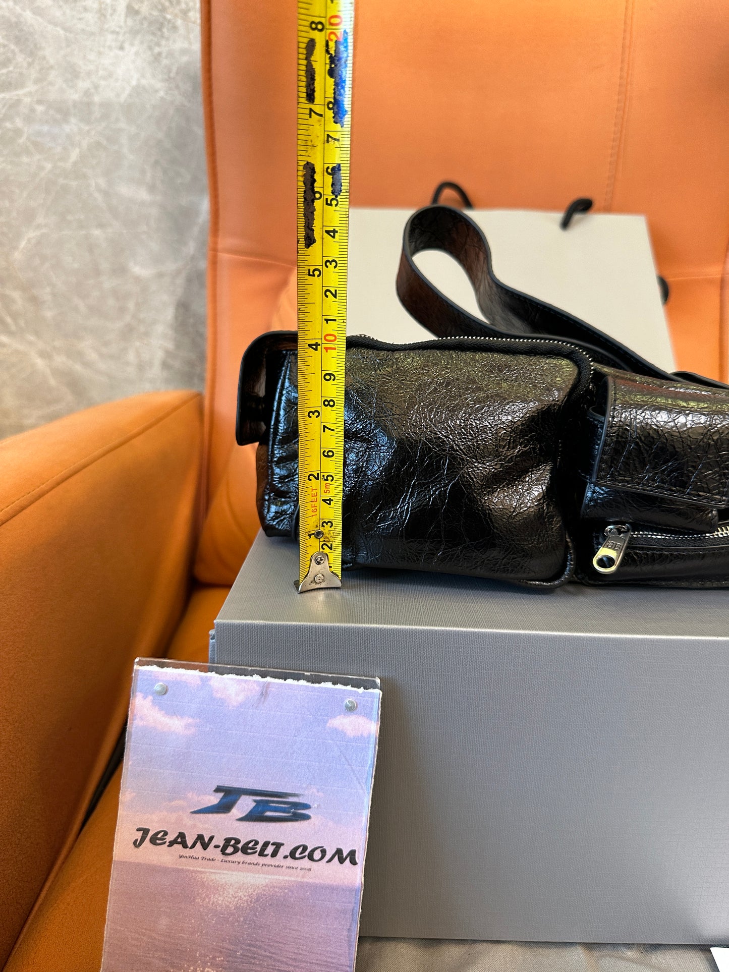 Balenciaga Le Cagole Black Leather Shoulder Bag